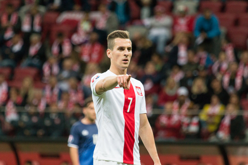 Arkadiusz Milik. Fotó: Tomasz Bidermann/Shutterstock.com