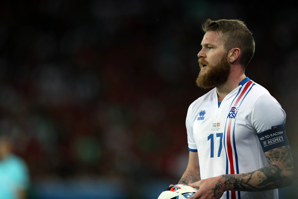 Aron Gunnarsson. Fotó: Marco Iacobucci EPP / Shutterstock.com
